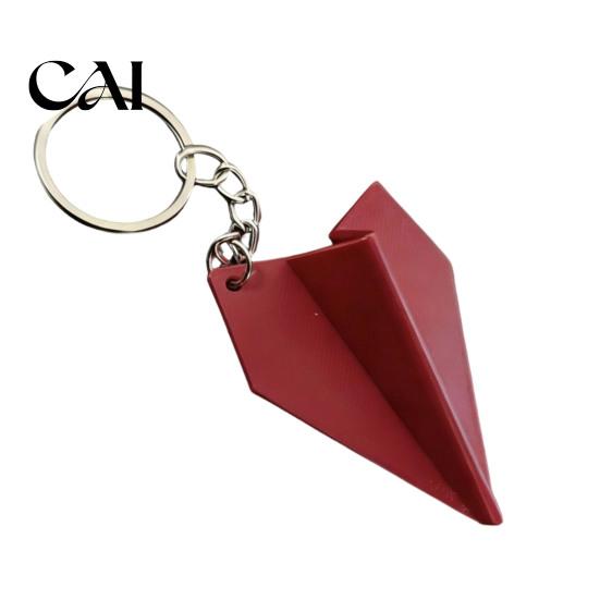 Paper Plane Keychain Plastic Airplane Keychain, Multi-color Car Key Ring, Decorative Accessories for Handbags Backpacks Purses