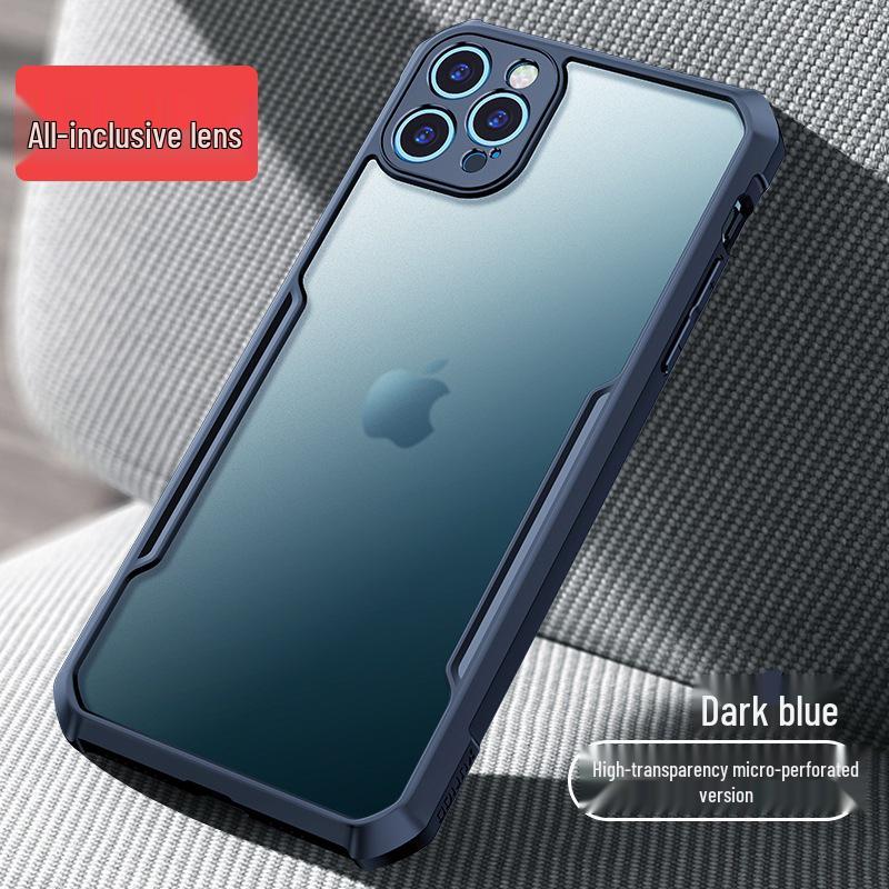Силиконовый противоударный чехол с полной защитой для iPhone 14, 15 Pro, 16, 17 ProMax