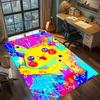 Pikachu Gamer Room Daily Use Floor Mat, Non Slip Washable Large Area Rug Carpet Bedroom Decor.-TING