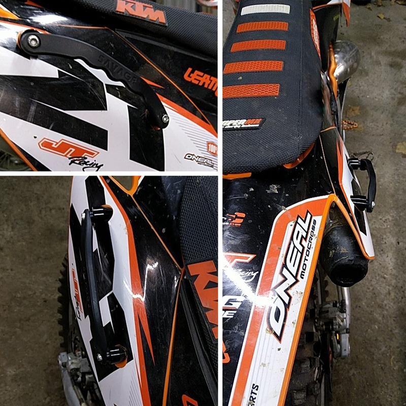 Rear Grab Handle Bar Rail For Off-Road XC XC-W XC-F XCF-W EXC EXC-F SX SXF Dirt Pit Bike Accessories Rear Seat Hand Handle