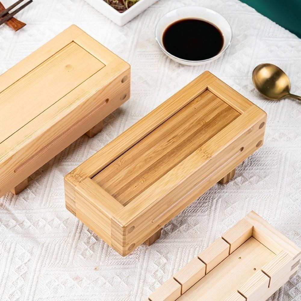Wooden Sushi Press Mold Portable Rice Mold Rice Mold Box Thousand Layer Sushi Mold  Handmade