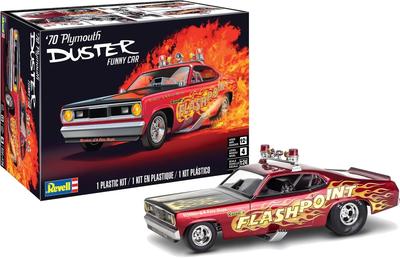 Америка Revell Масштаб 14528 Plymouth Duster Забавный автомобиль Пластиковый набор модели 1/24 (14528)
