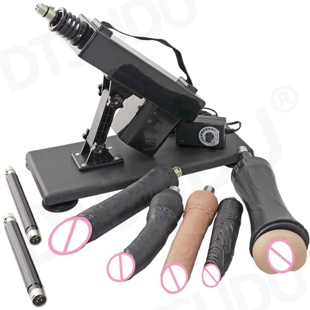 DTSUDU Автоматический женский вибратор Секс-машина Мастурбация Накачивающий пистолет Леди Вагина Анальный мастурбатор Взрослые эротические секс-игрушки для женщин