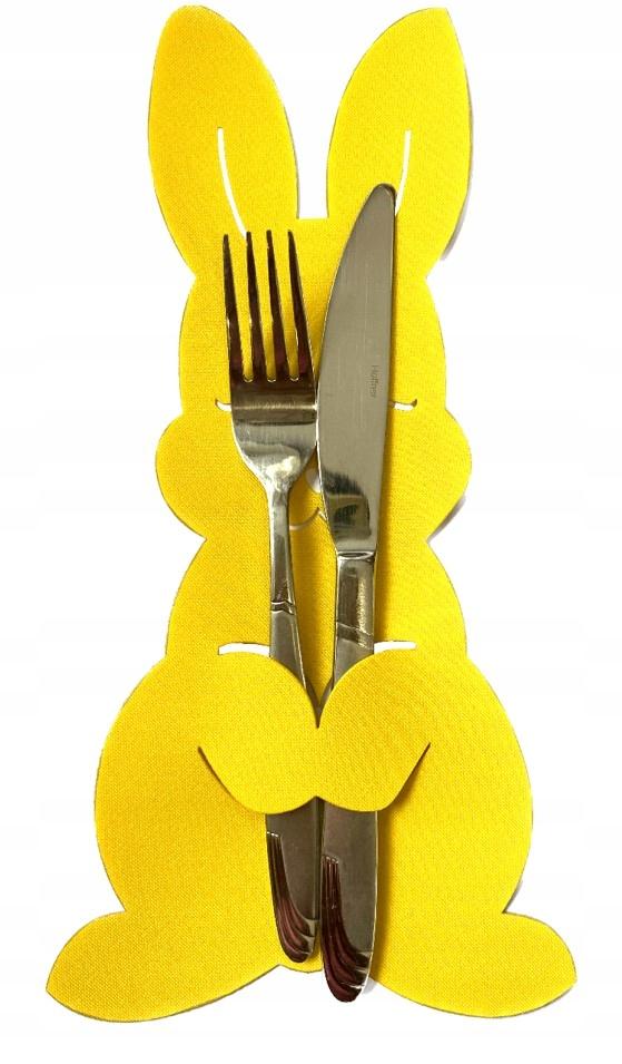 CUTLERY CASE cover EASTER HOLIDAYS Table decoration CHICKENS set of 6
