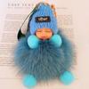 Fashion Beauty For Lady Lovely Girl Bag Pendant Plush Doll Car Key Chain Pendant