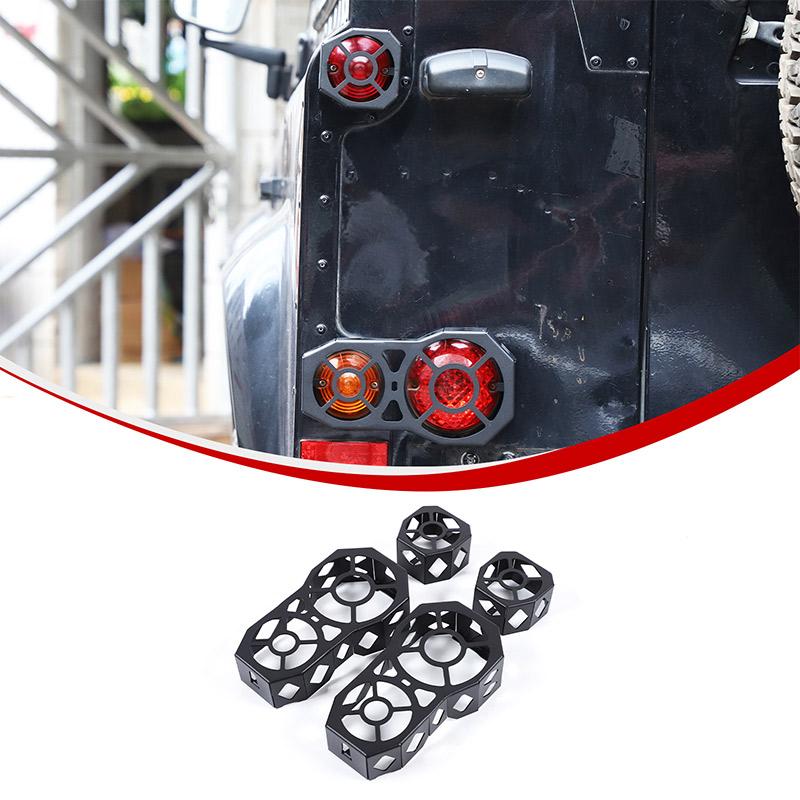 Для Land Rover Defender 110 2004-2019 Автомобильные Фары Теневой Колпак Линза Фары Защитная Сетка Решетка Защитная Отделка YU1
