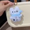 Cute Sweet Scarf Puppy Plush Pendant Keychain