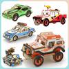 Children's Wooden 3D Puzzle Car Model Ornaments DIY Children's Educational Handmade Toys