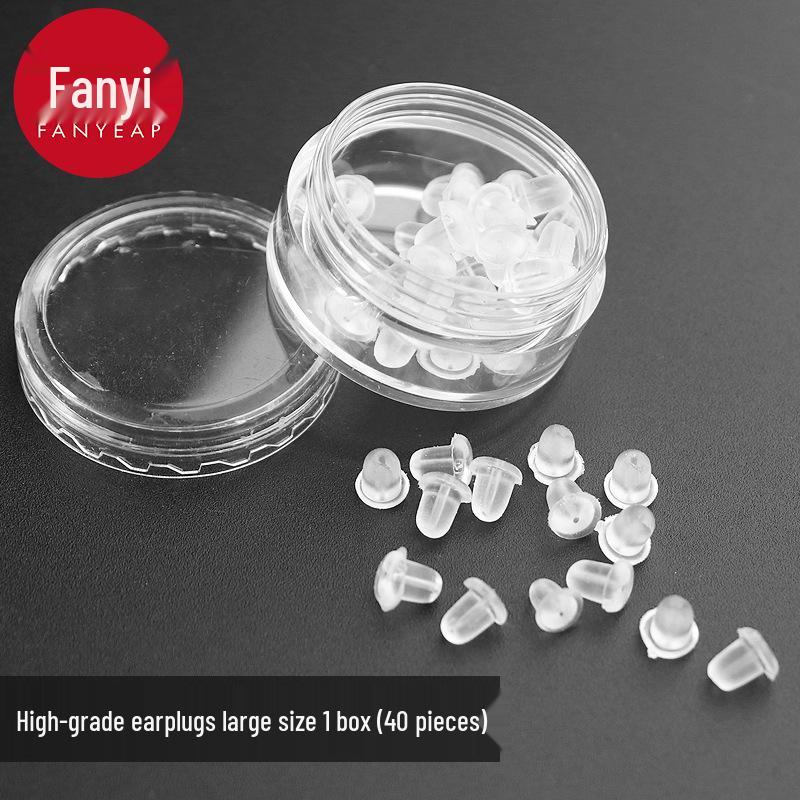 10 шт. Силиконовые заглушки для серег с защитой от выпадения – Бесплатная доставка