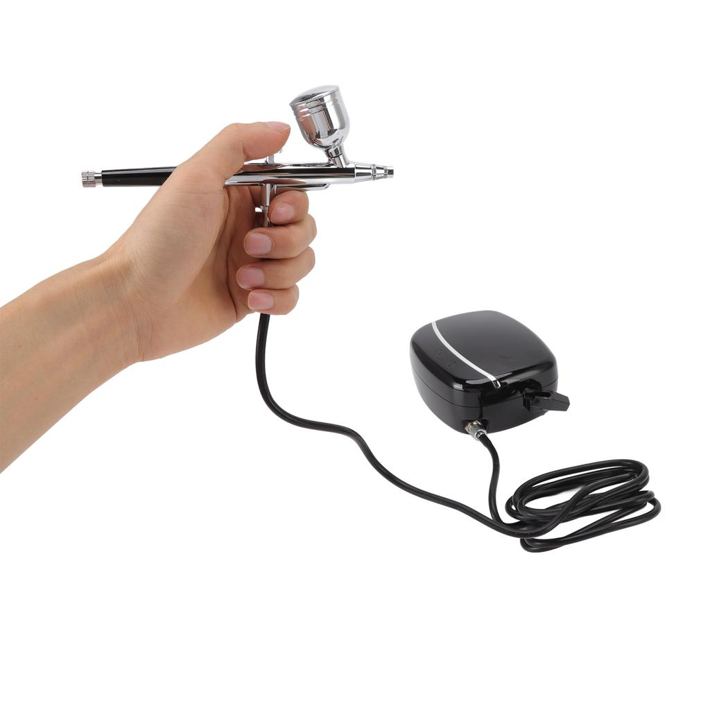 Мини-компрессор для аэрографа, набор для подачи кислорода, воздушный насос для аэрографа, набор для очистки, для рисования макияжа