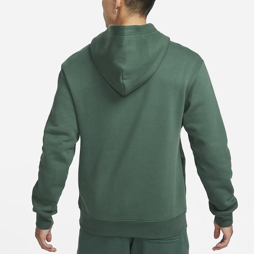 Jordan Толстовка с капюшоном Essentials Fleece с принтом Jumpman Basketball, мужская зеленая толстовка DC9714-333