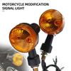 2PCS Motorcycle Turn Signal Lights Indicator Lamp Amber Flashers for Kawasaki Suzuki Honda Yamaha Cafe Racer Turn Lamp
