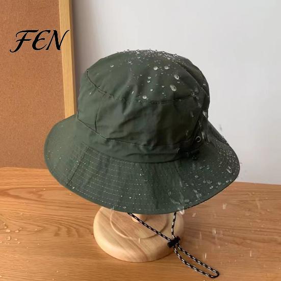 Lightweight Travel Visor Foldable Bucket Hat, with Adjustable Drawstring, Windproof Quick-dry Cotton Polyester Sun Hat Beach Hiking Wide Brim