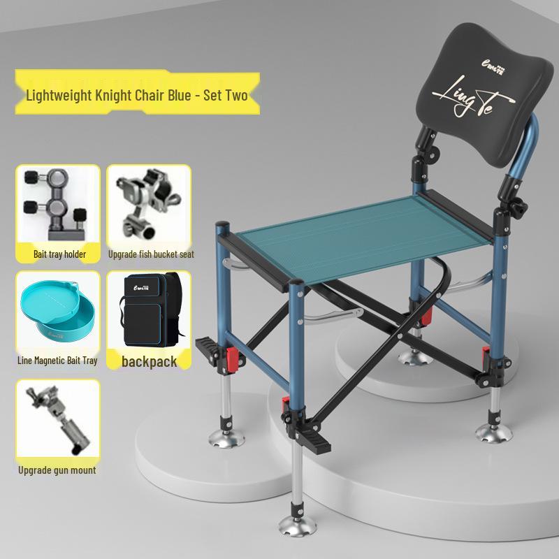 Складное кресло для рыбалки «все в одном»