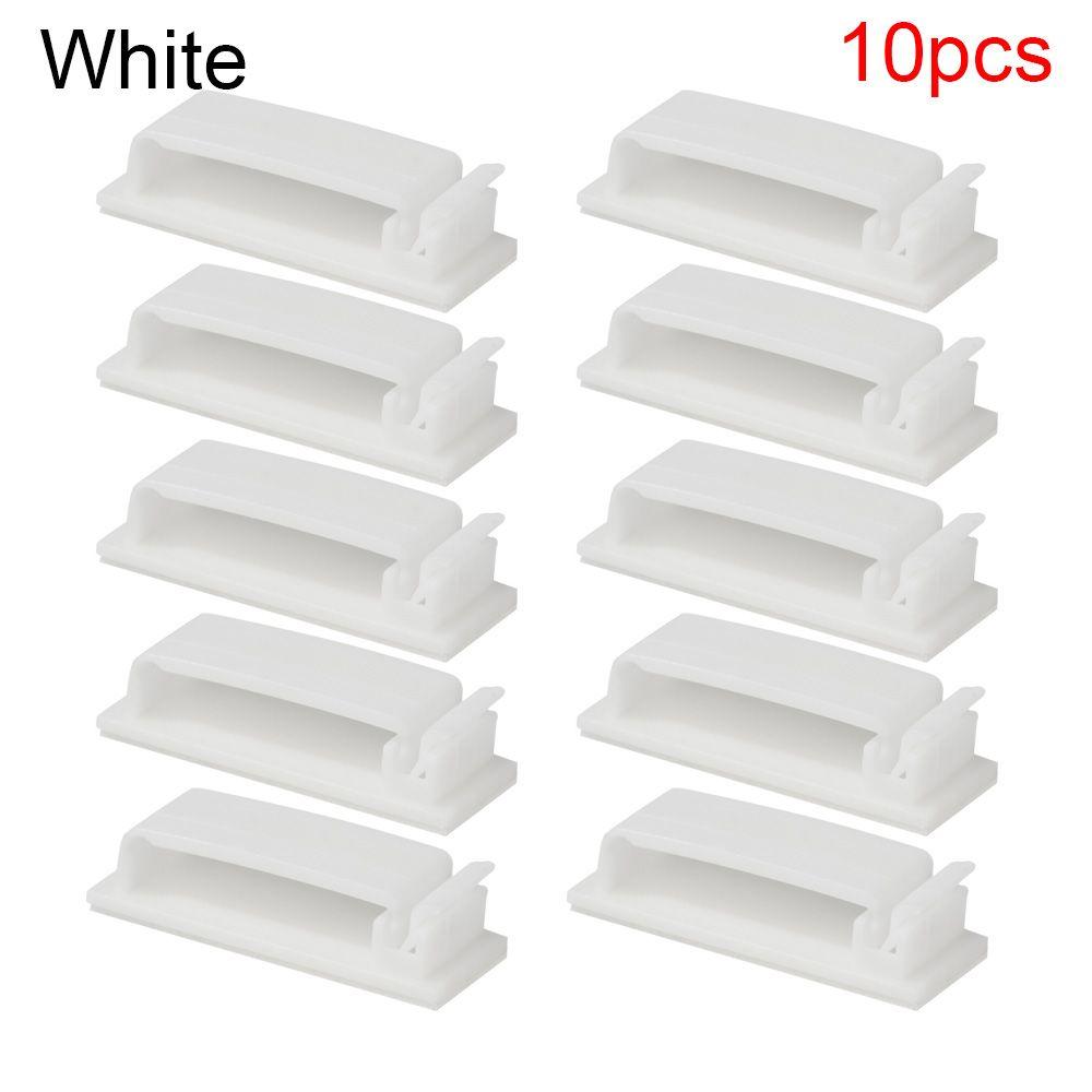 Автомобильный зажим для проводов Настольный органайзер для хранения кабелей Стяжка для проводов Кабельный зажим Кабельные клипсы Самоклеящиеся