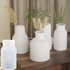 Durable Silicone Handcrafts Half Transparent Flower Pot Ornament Cement Gypsum Mould Household Supplies Vase Mold