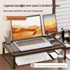 Adjustable Laptop & Monitor Cooling Desk Stand