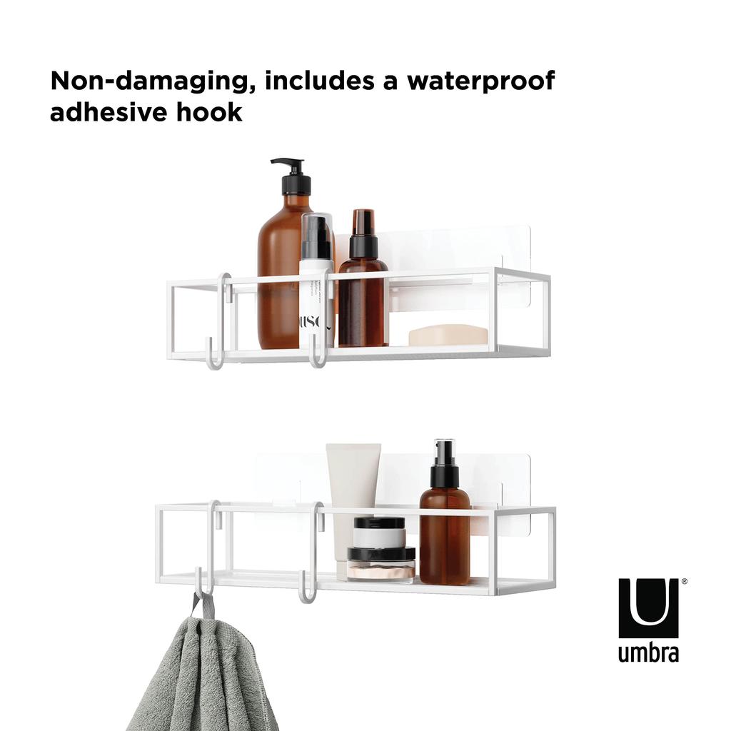 Официальная полка для душа Umbra, набор полок для шампуня CUBIKO 21018615660, Белый, 2,