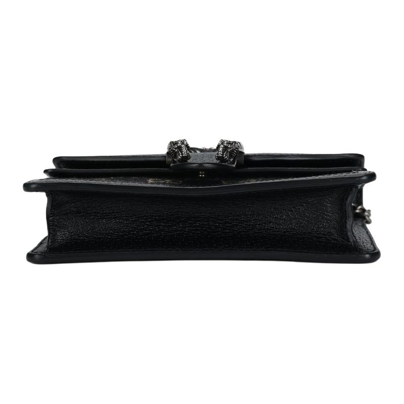 Gucci shoulder bag Dionysus distressed old flower logo tiger head buckle chain strap jacquard patchwork denim patchleather hand-held crossbody super