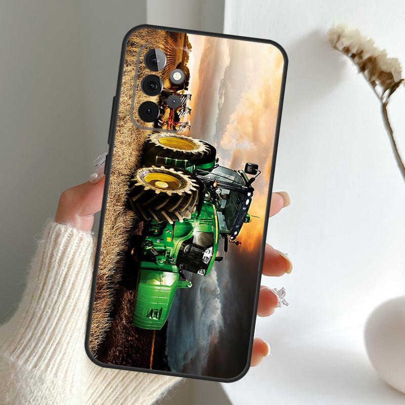 Фермерский Трактор Чехол Для Samsung Galaxy A16 A55 A06 A05 A36 A26 A54 A34 A14 A22 A32 A52 A35 A15 A53 A13 A56