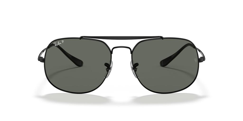 Солнцезащитные очки 0RB3561 THE GENERAL Черные 57 Ray-Ban 002/58