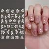 New Camellia 5D Relief Nail Art Sticker Three-dimensional Small Fresh Ice Flower Hand-painted Three-dimensional Henna Flower Jewelry Sticker