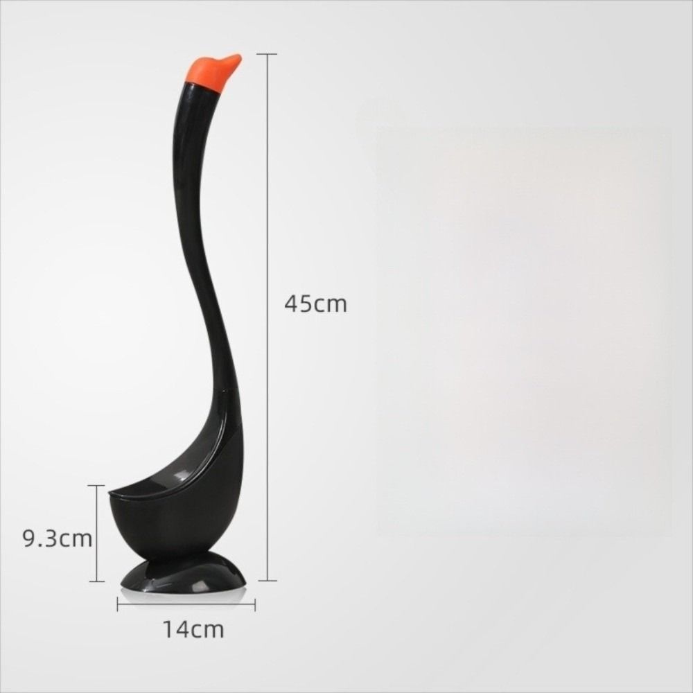 Plastic Bathroom Cleaning Brush Cute Swan Shape Toilet Bowl Cleaner Bathroom Accessories