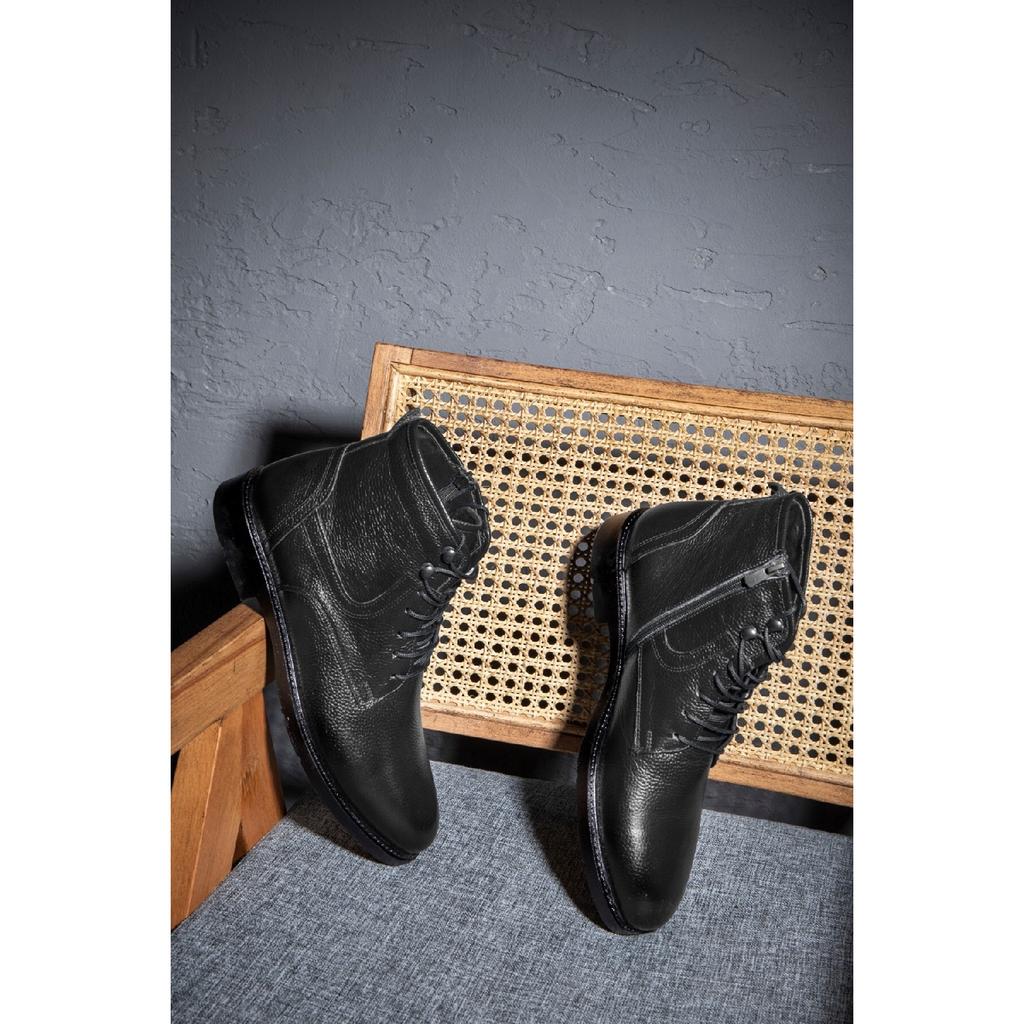 Мужские ботинки Rico из натуральной кожи со шнуровкой на резиновой подошве, ботинки на шнуровке