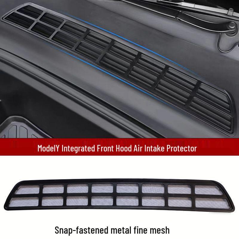 Tesla Model 3 & Y Insect Net Grille Cover - Air Inlet Mosquito Repellent & Water Tank Protector