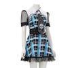 Draculaura Frankie Stein Cosplay Costume Anime Same Fantasy High Uniform Dress Wig Set Carnival Halloween Party Suits for Woman
