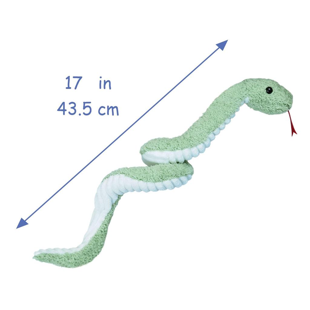Doindute Green Plush Snake Stuffed Animal Soft Cuddly Plush Hugger Toy for Boys and Gift for Kids or 17 Inch Toy, Girls, Girlfriend,