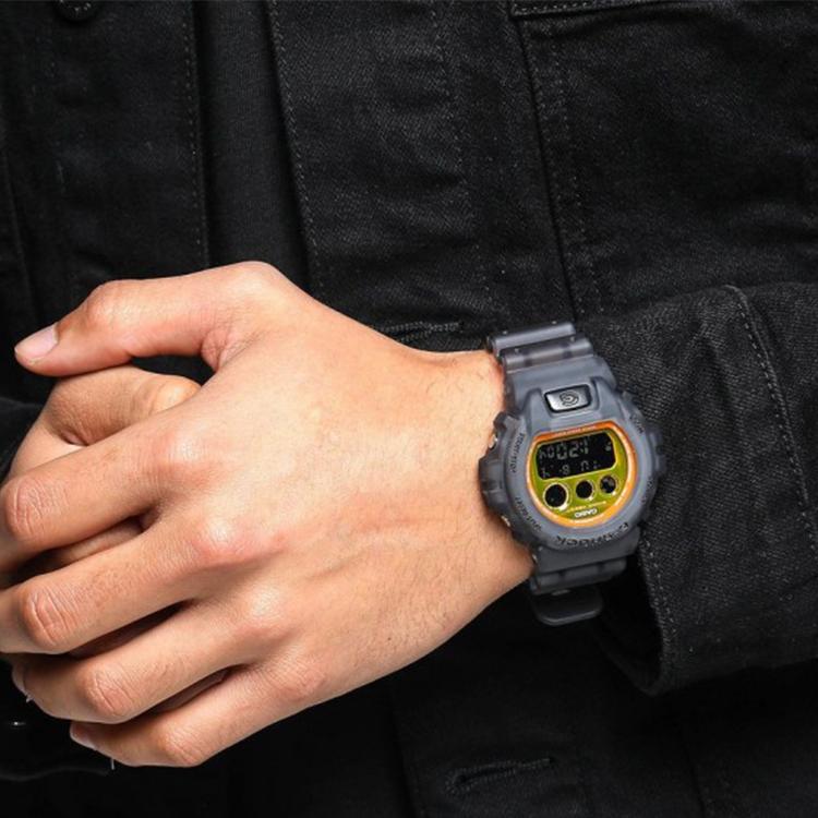 Casio Мужские часы G-SQUAD Зеленые DW-6900LS-1 DW-6900LS-1