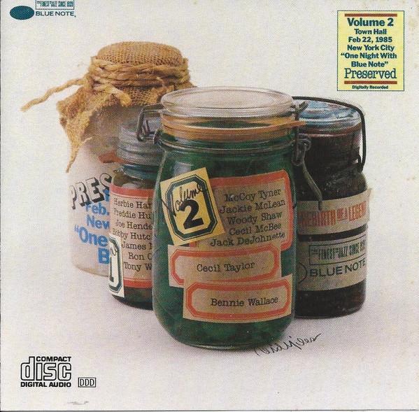 CD РАЗЛИЧНЫЕ - One Night With Blue Note Preserved, CDP7461482 Blue Note 1985 США Джаз Б/У