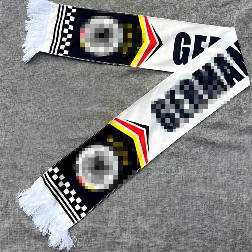Club Support Scarf Knitted Double Warm Scarf