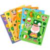 6 Pictures/pack of New High-value DIY St. Patrick's Day Stickers