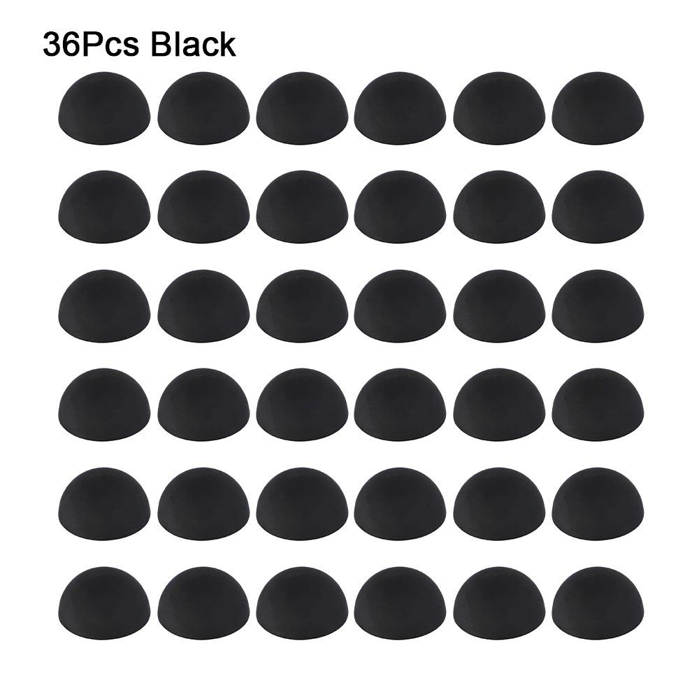 36Pcs/Sheet 16*8mm Speaker Feet Pad Silicone Hemisphere Foot Cushion Anti Slip Buffer Shock Absorber Self Adhesive Bumper Pad