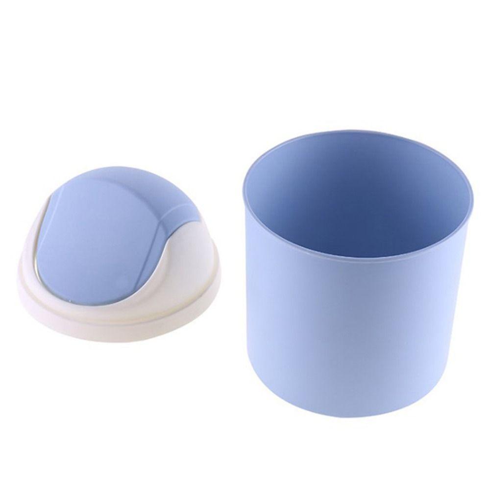Saves Space Desktop Waste Bin Removable Storage Bucket New Sundries Barrel  for Home Office