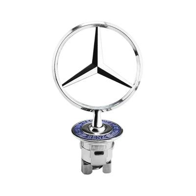Новый W201 W220 2025 1 шт. 3D Цинковый сплав Автомобильный Передний Значок Капота Наклейка на Капот Шильдик для Mercedes Benz W203 W204 W205 W206 W212 W213 W