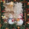 Electrostatic Christmas Decoration Snowman Electrostatic Glass Sticker Electrostatic Adsorption Glue-free Christmas Decoration