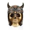 Personality Resin Carving Skull Coin Bank 3D Skull Head Piggy Bank Skull Money Bank Desktop Figurine Halloween Decor Gifts