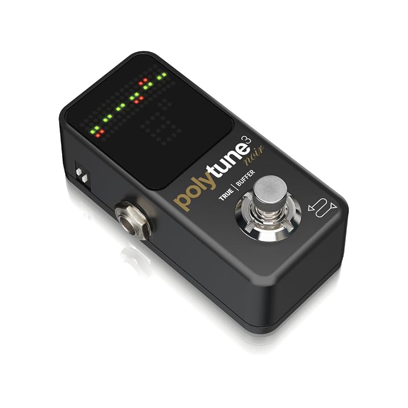 Tc electronic Полифонический мини-тюнер POLYTUNE 3 NOIR [Оригинальный продукт для внутреннего рынка]