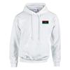 Sweat à capuche - PIXELFORMA - Drapeau de la Libye - Белый - Длинные маншки - Col capuche