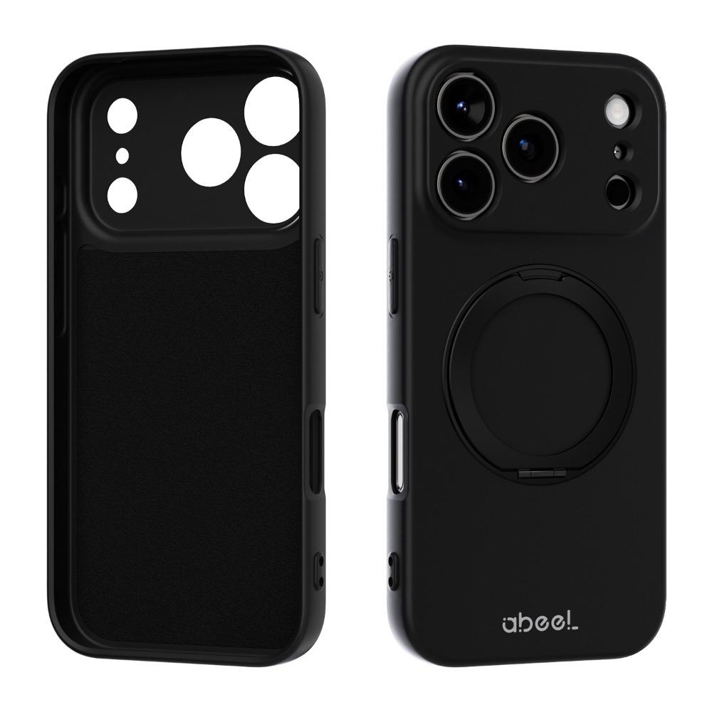 Skin‑Friendly Liquid Silicone Magnetic Phone Case With 360° Kickstand For iPhone 17 Pro Max/17 Pro/16 Pro Max Protective Cover