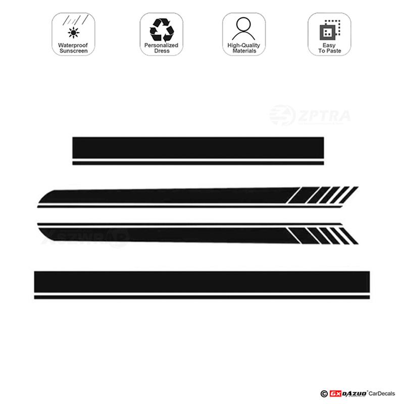 Выпуск 1 Автомобильный капот крыша гоночный боковой юбка полосы виниловая наклейка наклейка для Mercedes Benz C63 купе W205 AMG C200 C250 аксессуары