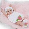 Realistic Baby Dolls Girl Newborn Lifelike Reborn Baby Doll Pacifier White
