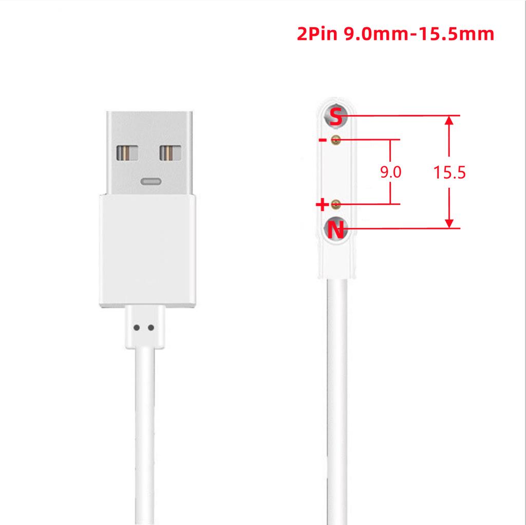Умные часы Магнитная USB док-станция зарядное устройство 2pin 4pin зарядный кабель адаптер питания для детей умные часы соковыжималка косметическое устройство зубная щетка