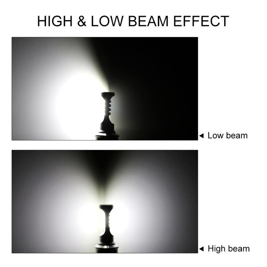 36 Вт H4 Светодиодная лампа фары мотоцикла Противотуманная фара 12 SMD 1200 лм Лампа дальнего/ближнего света для Sc