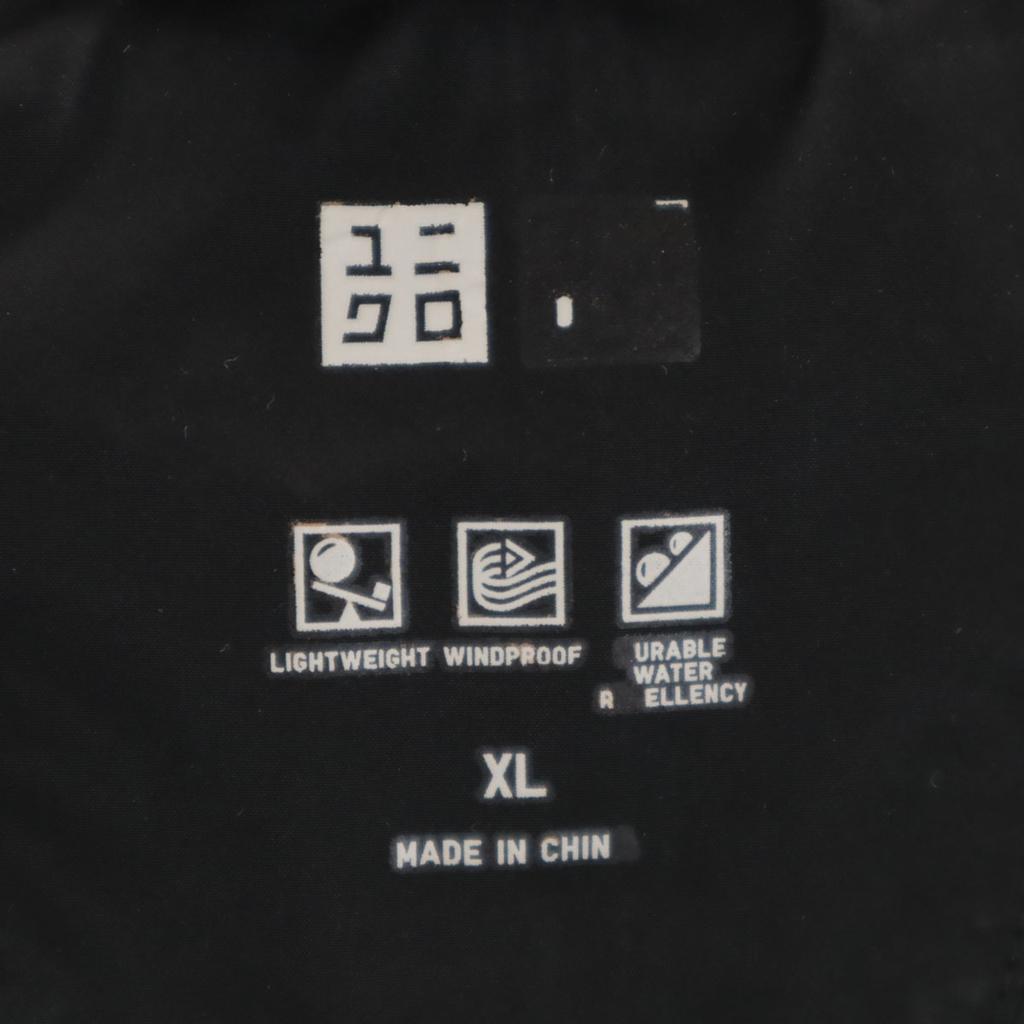 Uniqlo Бесшовная парка с длинным рукавом XL черная Мужская Б/у