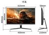 JAPANNEXT Gaming Monitor 165Hz 1ms WQHD 2560x1440 Resolution IPS Panel Display Light Viewing 27-inch (HDMI/DisplayPort/VESA Compatible/Blue Cut/178°