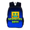 Школьный рюкзак Geometry Dash Мультяшный рюкзак 40 см / 15,7 дюйма Рюкзак Сумки для книг Компьютерный рюкзак для мальчика девочки Лучший подарок